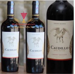 rượu vang CAUDILLO gran reserva Cabernet Sauvignon