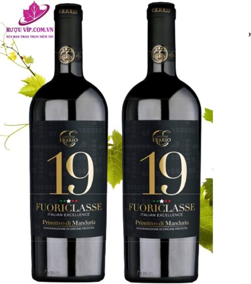 Rượu Vang Ý Fuoriclasse Primitivo 19 Độ